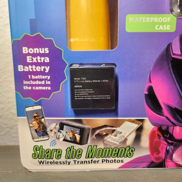 NEW Vivitar 4K Ultra HD Action Camera Bundle tripod, floater, WiFi, 64GB SD, - Picture 5 of 10